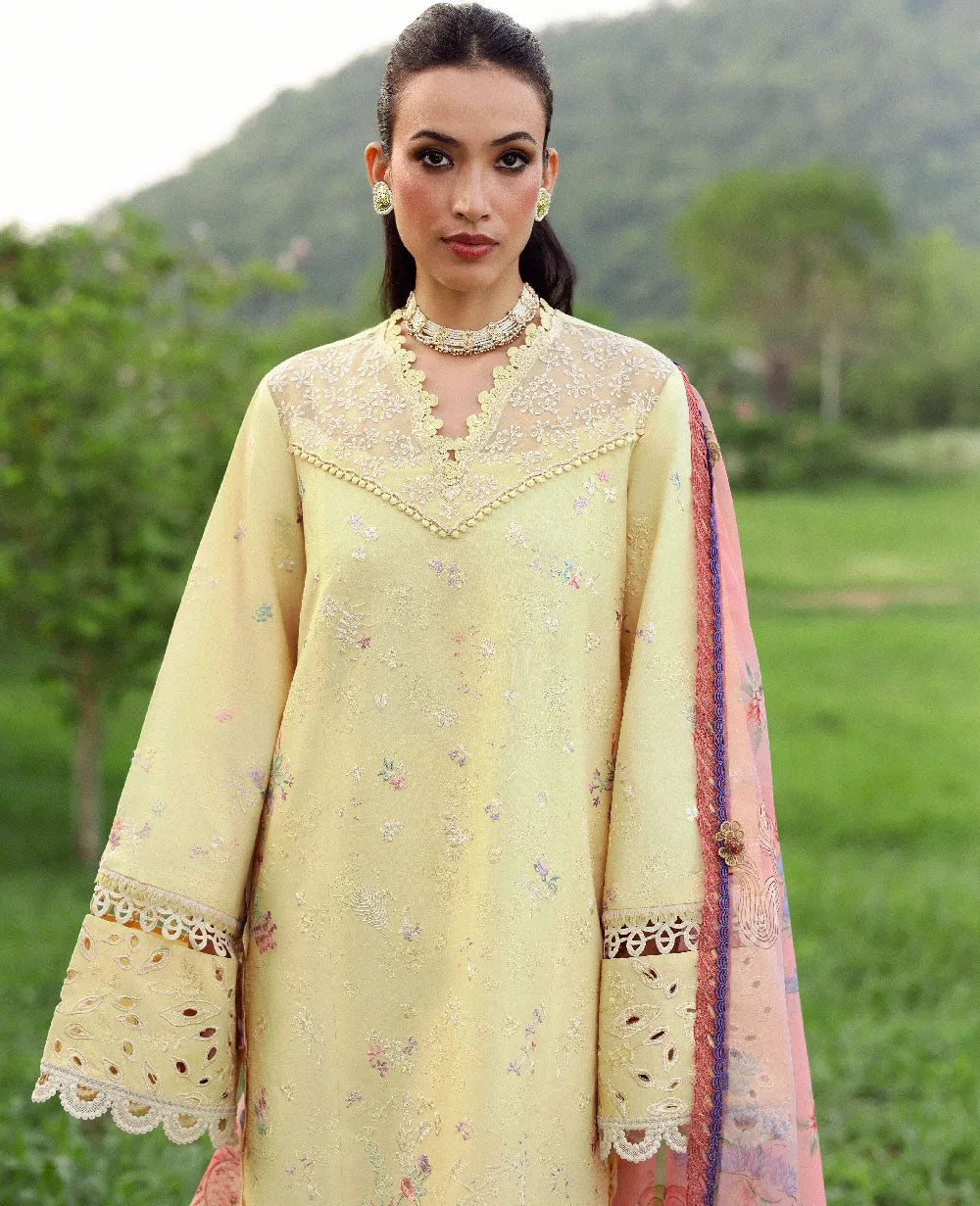STITCHED BY CC REPUBLIC WOMENSWEAR LILAS LAWN D-5B 3PC