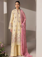 RAJBARI EXCLUSIVE EMBROIDERED CHIFFON D-09