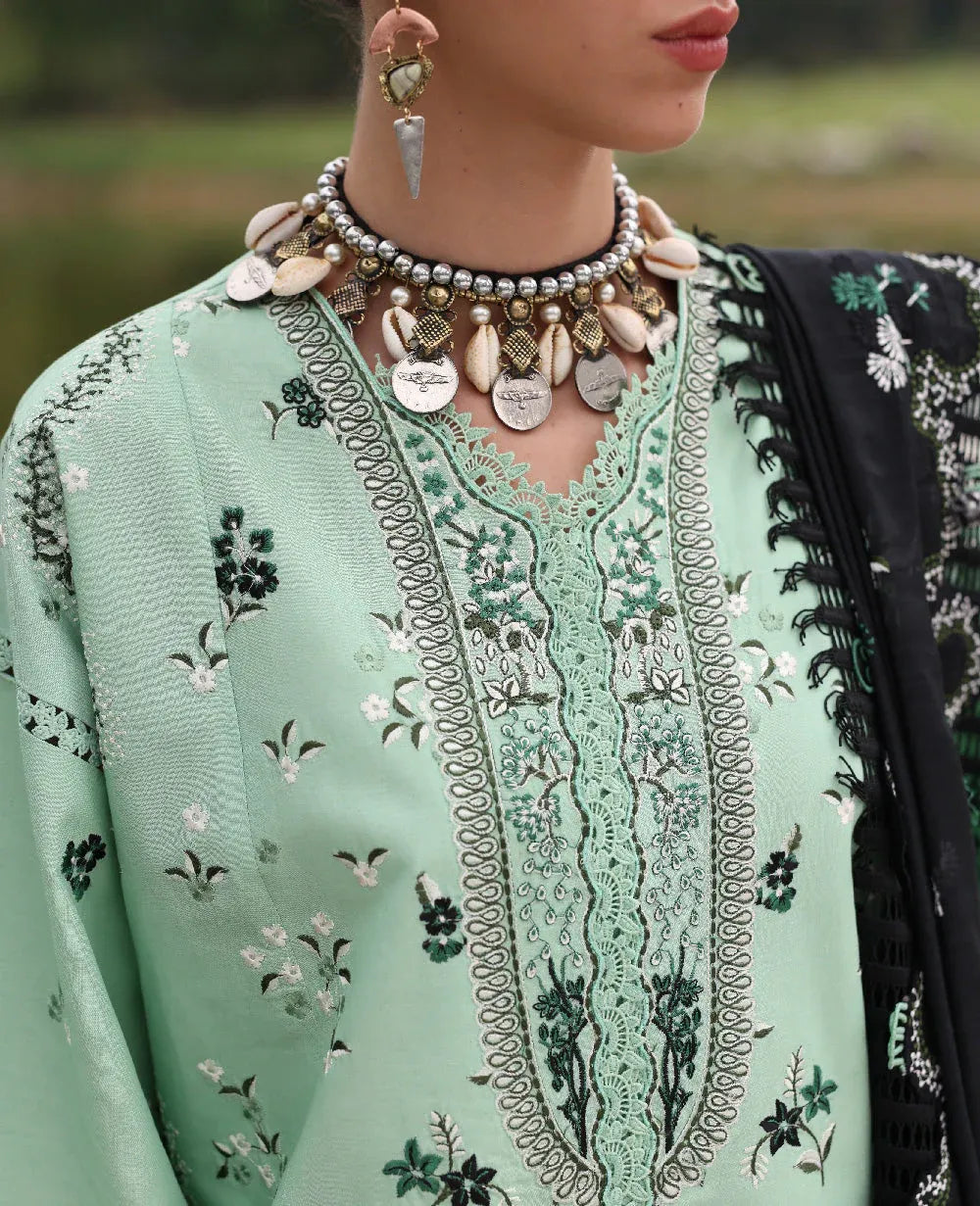 PUBLIC WOMENSWEAR LILAS SUMMER UNSTITCHED LAWN D-6B