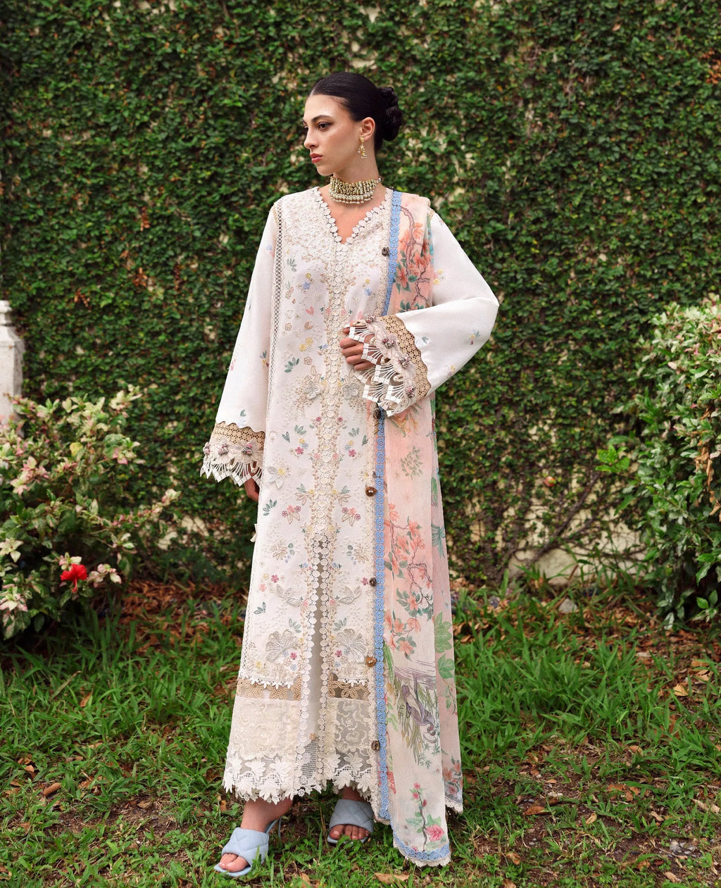 PUBLIC WOMENSWEAR LILAS SUMMER UNSTITCHED LAWN D-2A