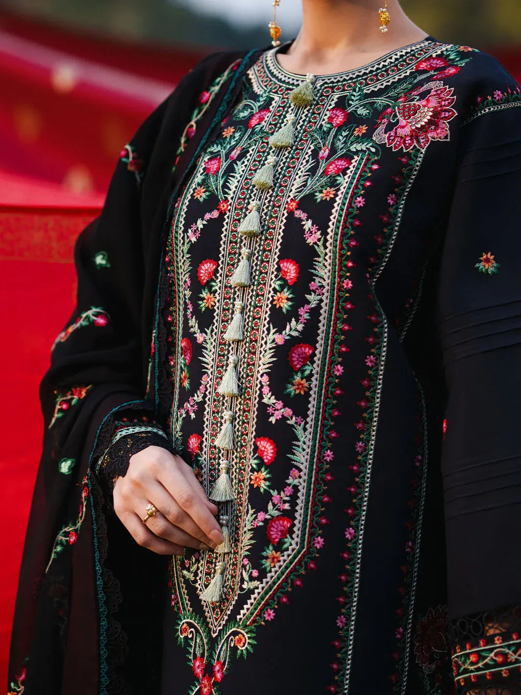 STITCHED BY CC MAHNUR GUL G-013 3PC