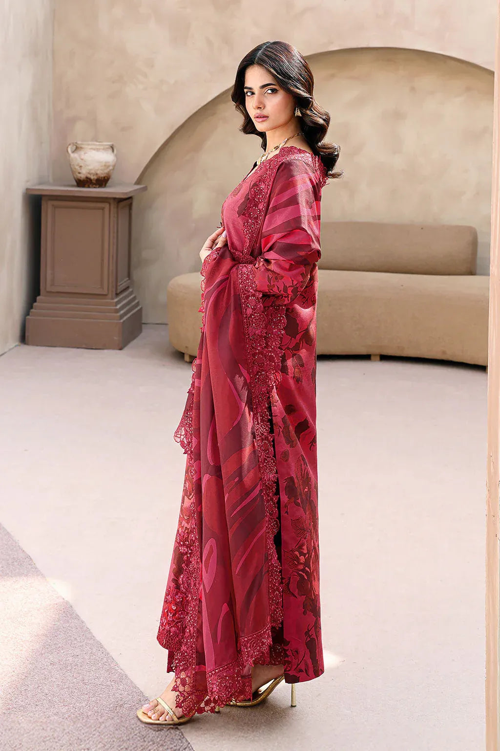 RAMSHA NAQSH EMBROIDERED RAWSILK RS-04