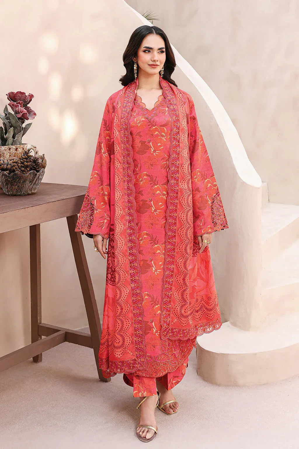 RAMSHA NAQSH EMBROIDERED RAWSILK RS-06