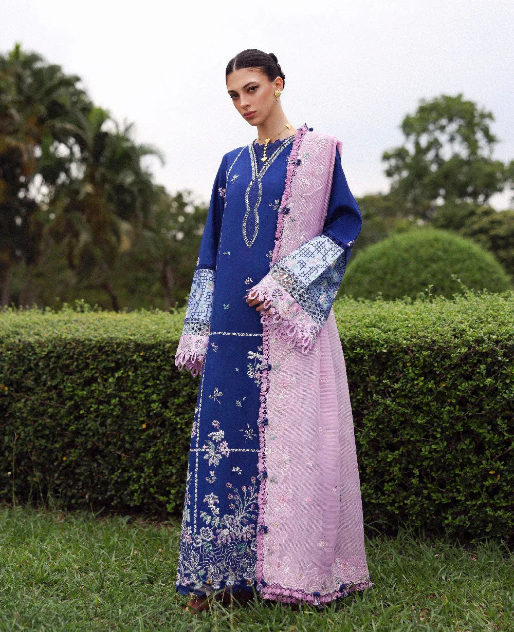 PUBLIC WOMENSWEAR LILAS SUMMER UNSTITCHED LAWN D-3B