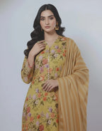 STITCHED BY CC AME230401-YELLOW  3PC