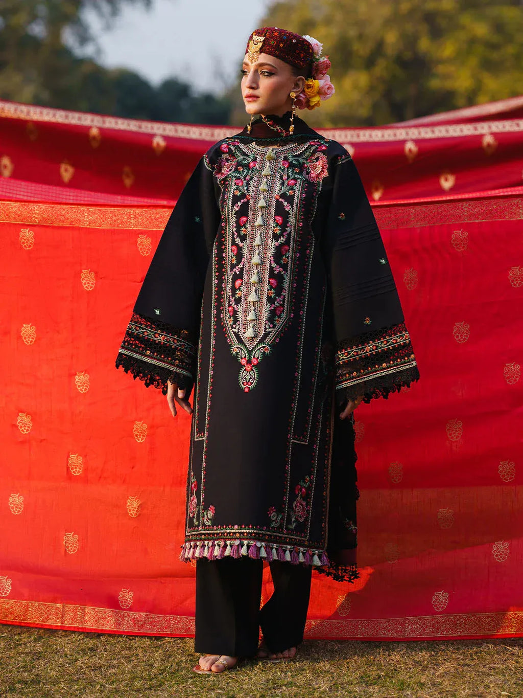 STITCHED BY CC MAHNUR GUL G-013 3PC