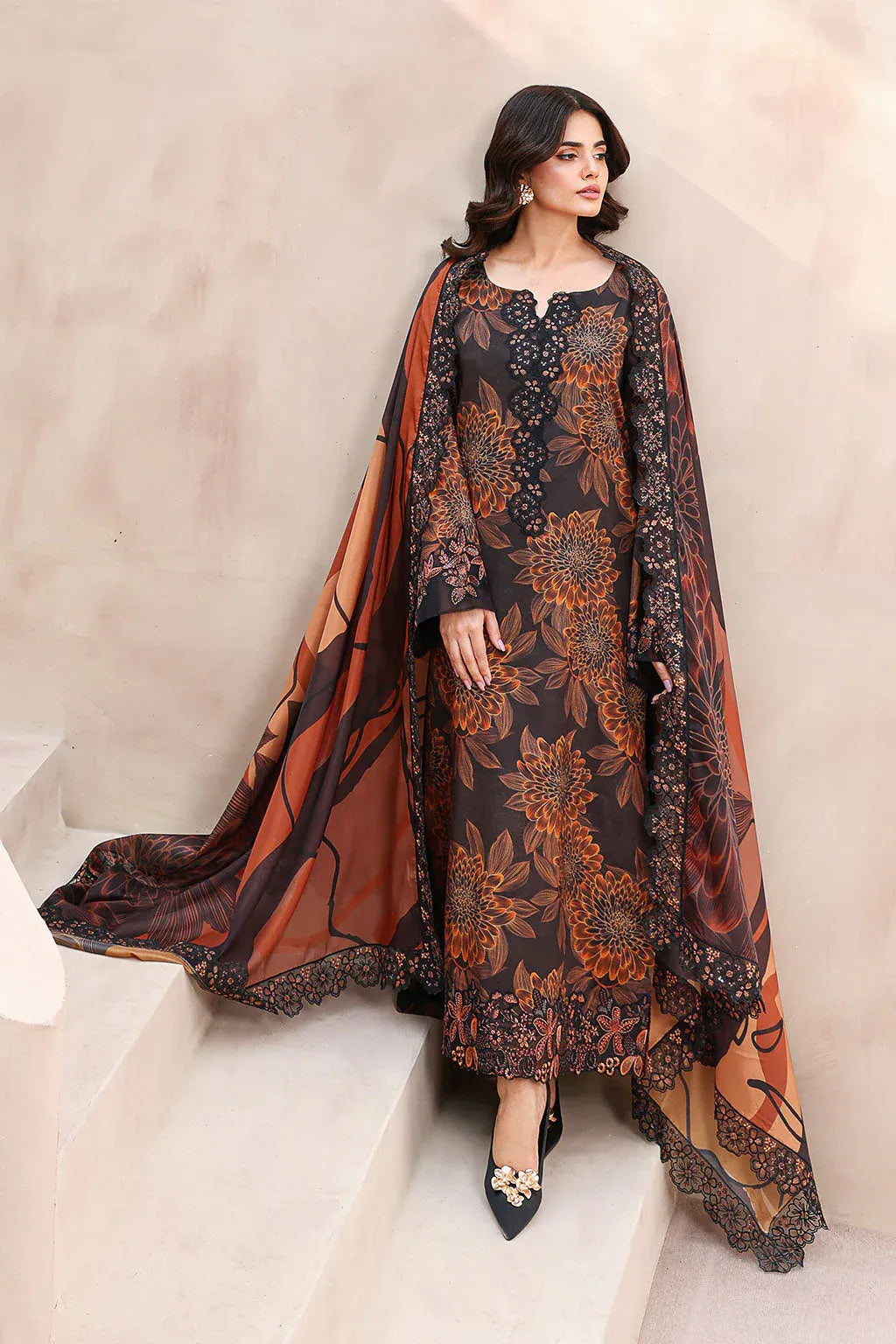 RAMSHA NAQSH EMBROIDERED RAWSILK RS-02