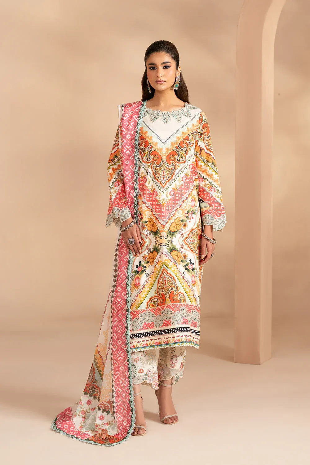 MARYUM N MARIA EMBROIDERED PRINT LAWN VILINA