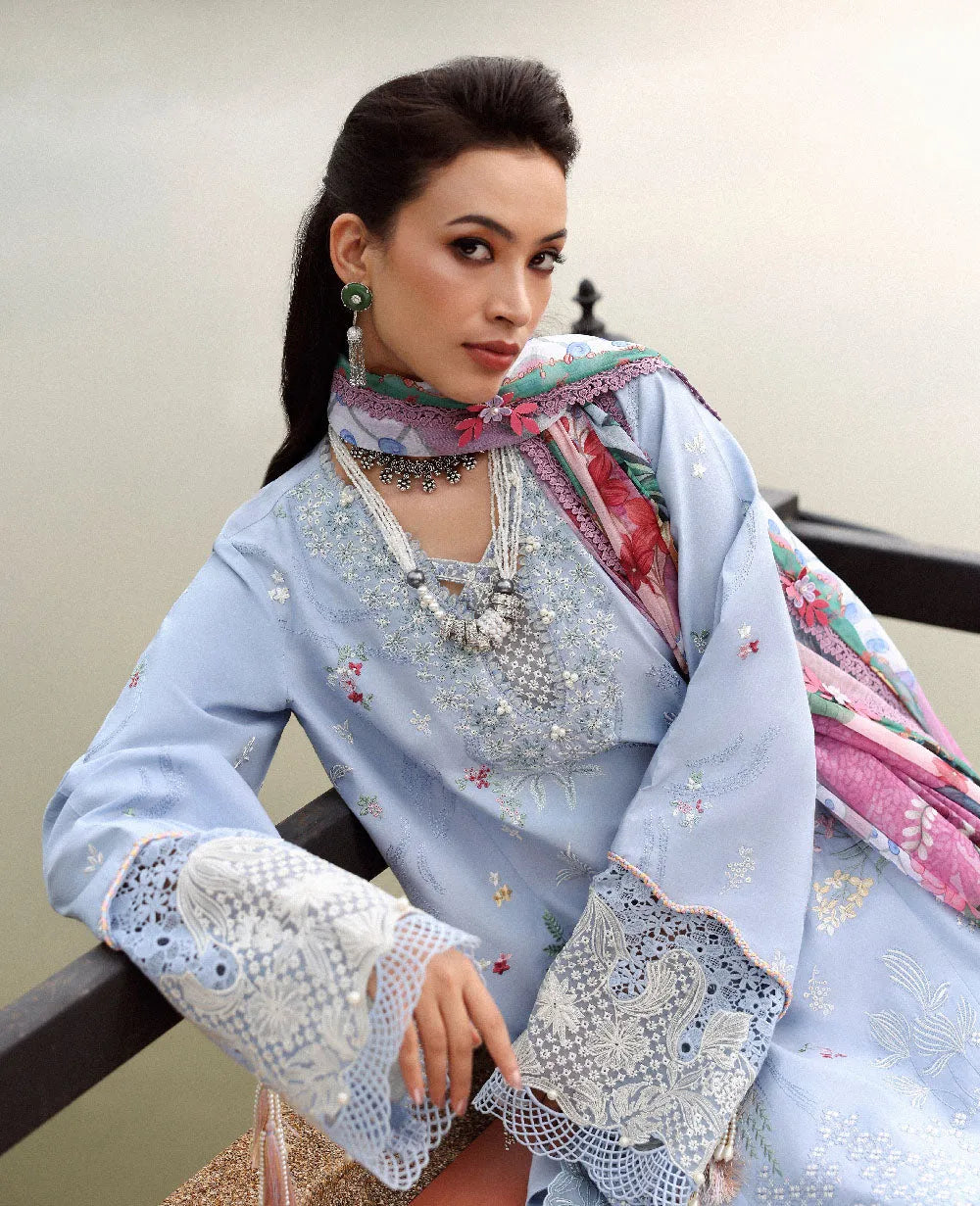 PUBLIC WOMENSWEAR LILAS SUMMER UNSTITCHED LAWN D-4B