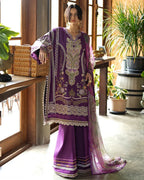 STITCHED BY CC ESMEL MON TRESOR LUXE LAWN AURA 3PC