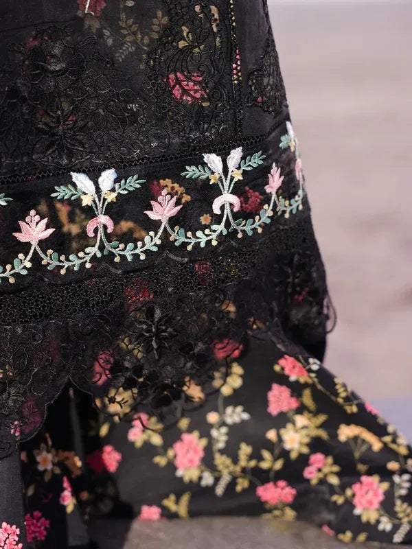 STITCHED BY CC FAIZA FAISAL MARINE ELVA 3PC ( SLEVELESS )