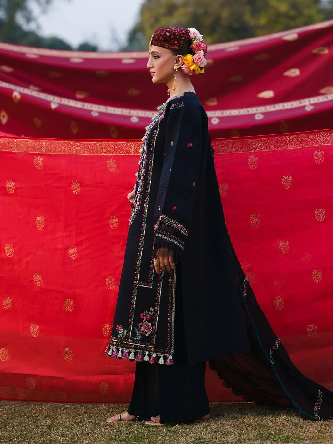 STITCHED BY CC MAHNUR GUL G-013 3PC