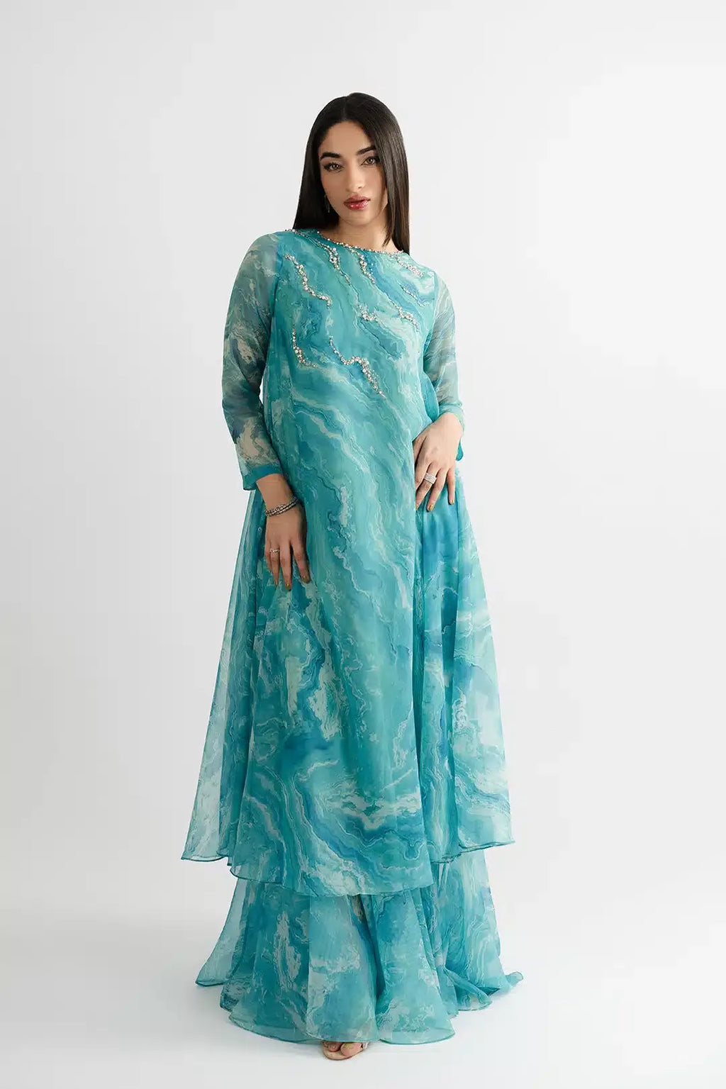 LULUSAR ZIRIH DRESS+DUPATTA