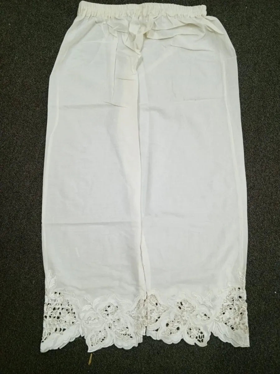 ZAINAB'S D-2 WHITE PANT