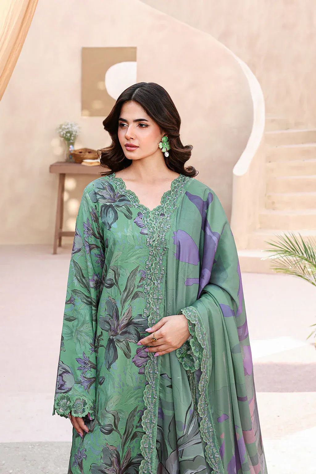 RAMSHA NAQSH EMBROIDERED RAWSILK RS-07