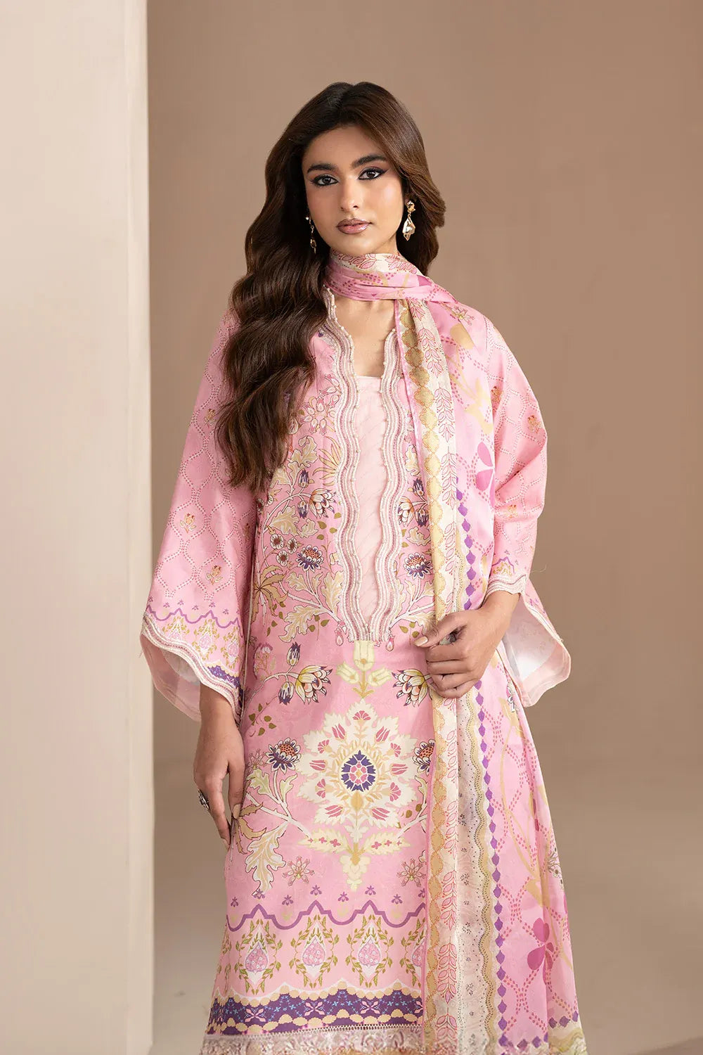 MARYUM N MARIA EMBROIDERED PRINT LAWN VARA