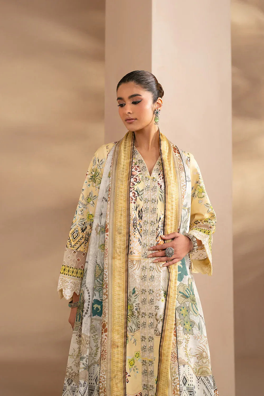 MARYUM N MARIA EMBROIDERED PRINT LAWN VARANA