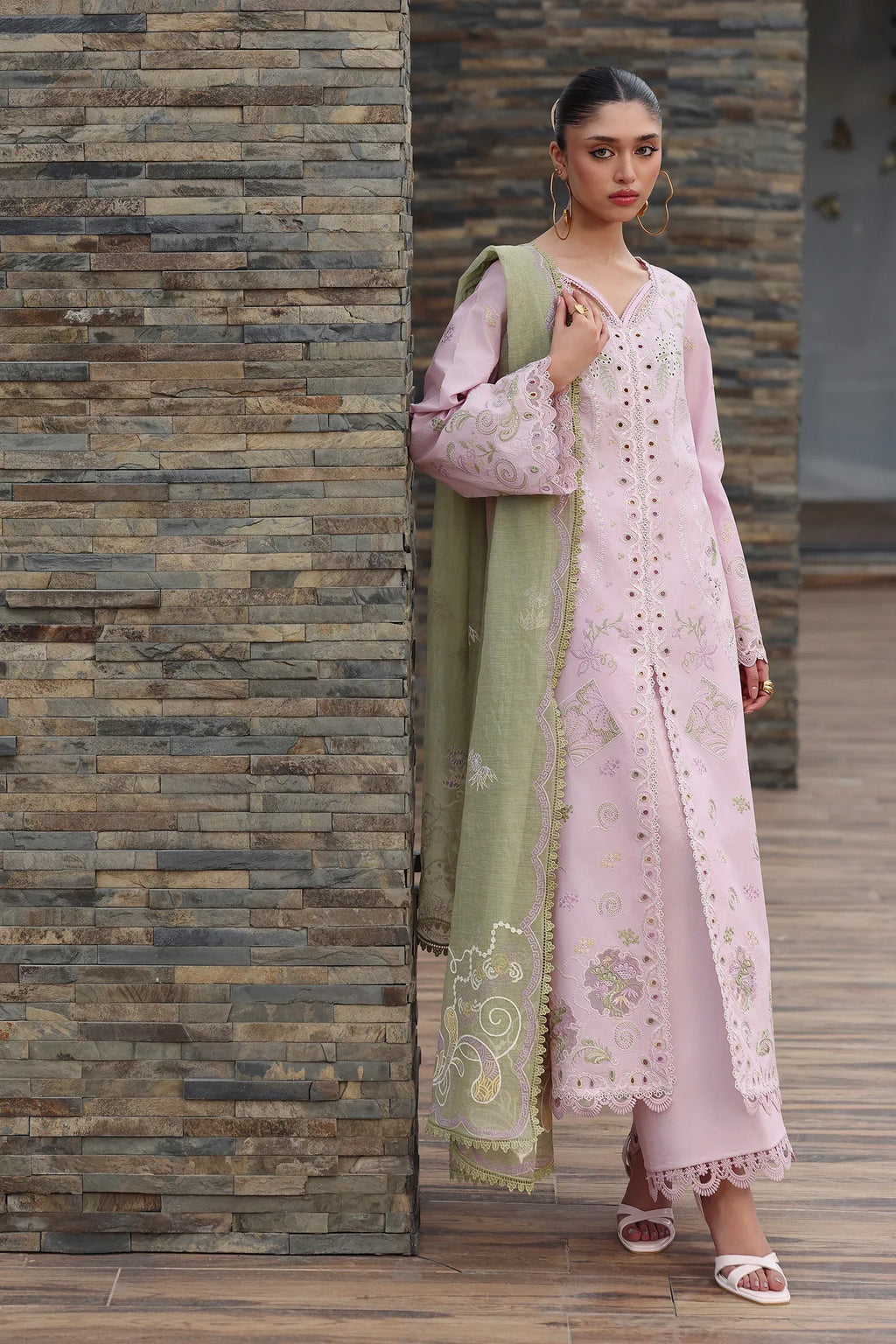 STITCHED BY CC QALAMKAR QLINE LAWN DROP QKL-12 3PC