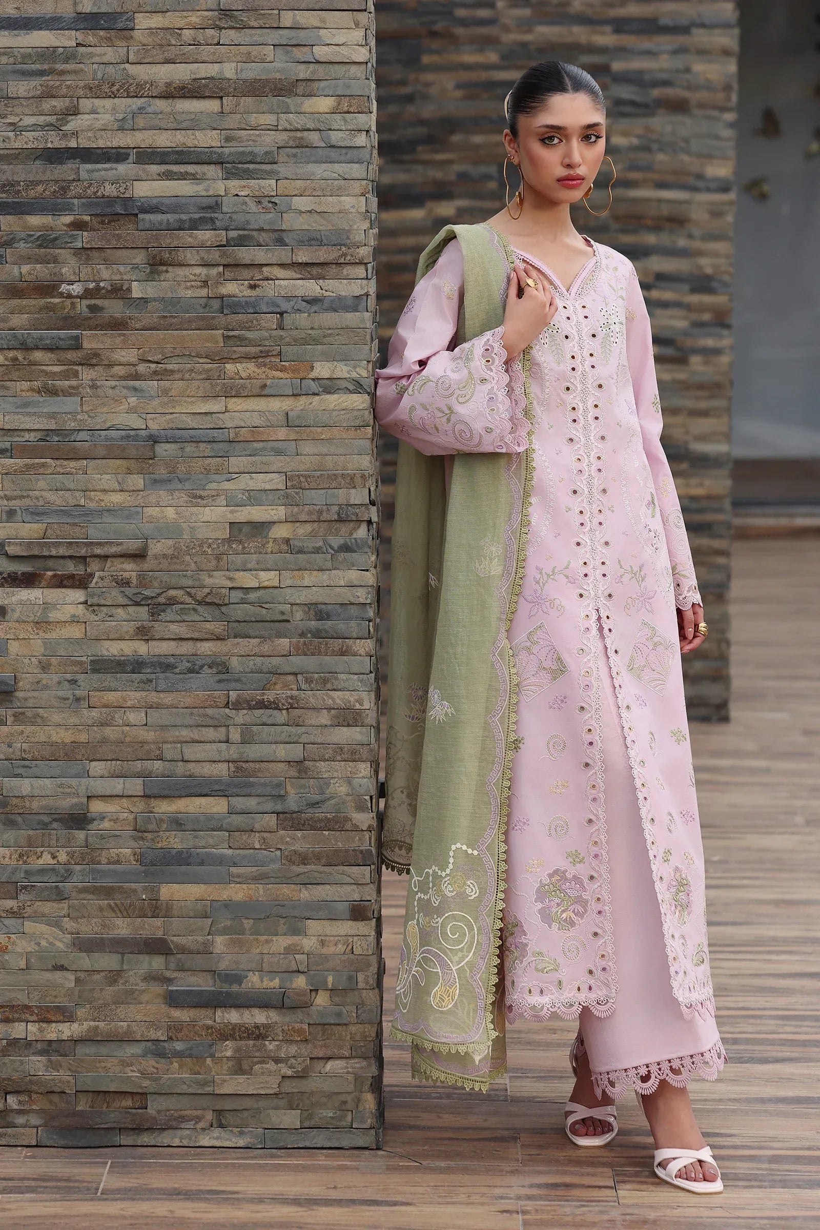 STITCHED BY CC QALAMKAR QLINE LAWN DROP QKL-12 3PC