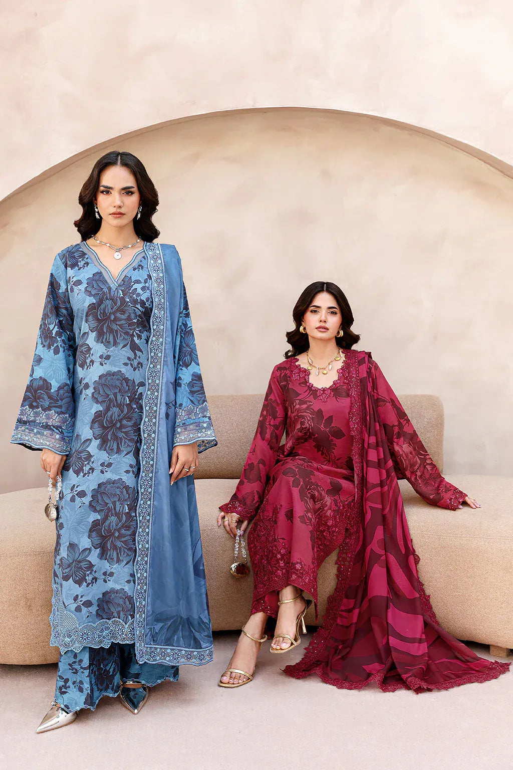 RAMSHA NAQSH EMBROIDERED RAWSILK RS-05