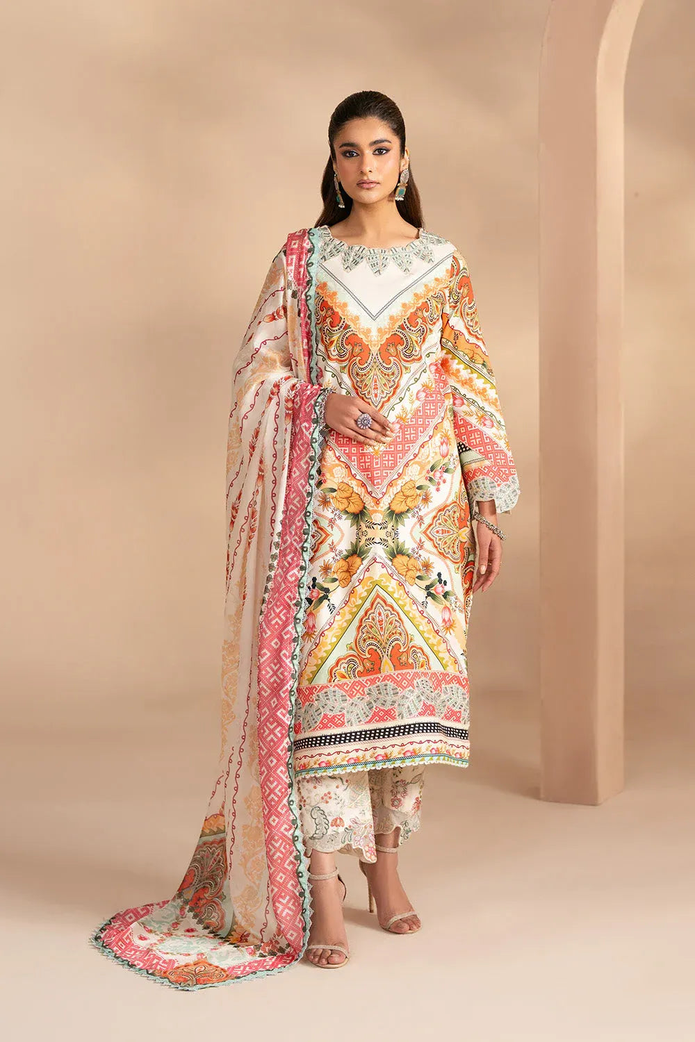 MARYUM N MARIA EMBROIDERED PRINT LAWN VILINA