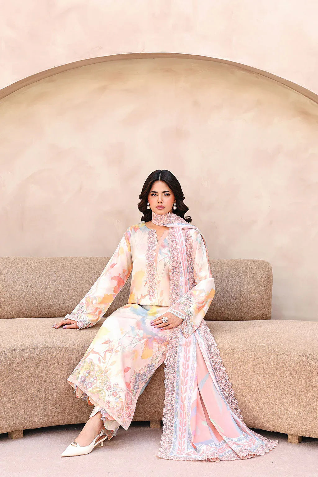 RAMSHA NAQSH EMBROIDERED RAWSILK RS-01