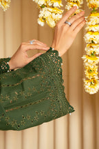 CROSS STITCH CHIKANKARI D-04 MYSTIC VEIL
