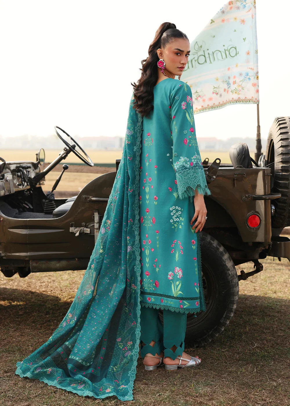 SARDINIA FESTIVE LAWN  TEALWOOD