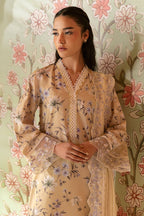 CROSS STITCHED PREMIUM LAWN D-18 OLIVE MUSE