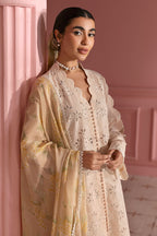 CROSS STITCHED PREMIUM LAWN D-06 PEACH PARFAIT