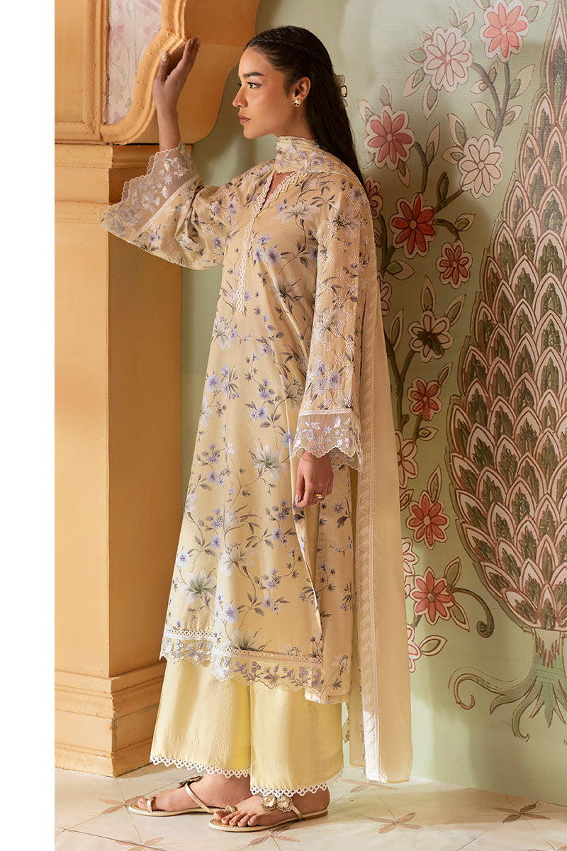 CROSS STITCHED PREMIUM LAWN D-18 OLIVE MUSE