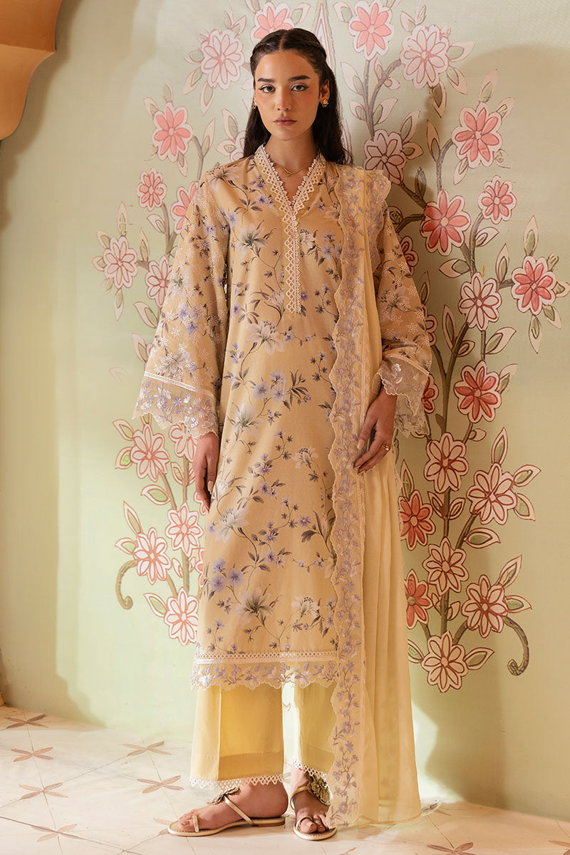 CROSS STITCHED PREMIUM LAWN D-18 OLIVE MUSE