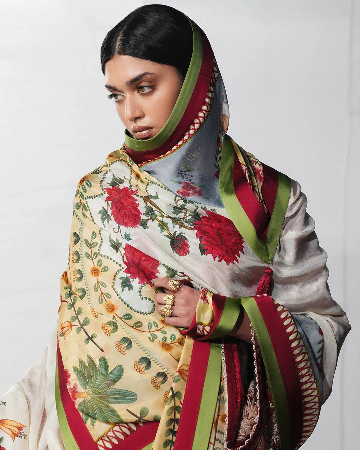 STITCHED BY CC DIRYAZ HUSSAIN REHAR 3PC