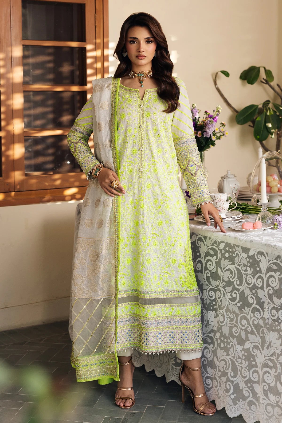 STITCHED BY CC CHARIZMA EID LUXURY ED6-05 3PC