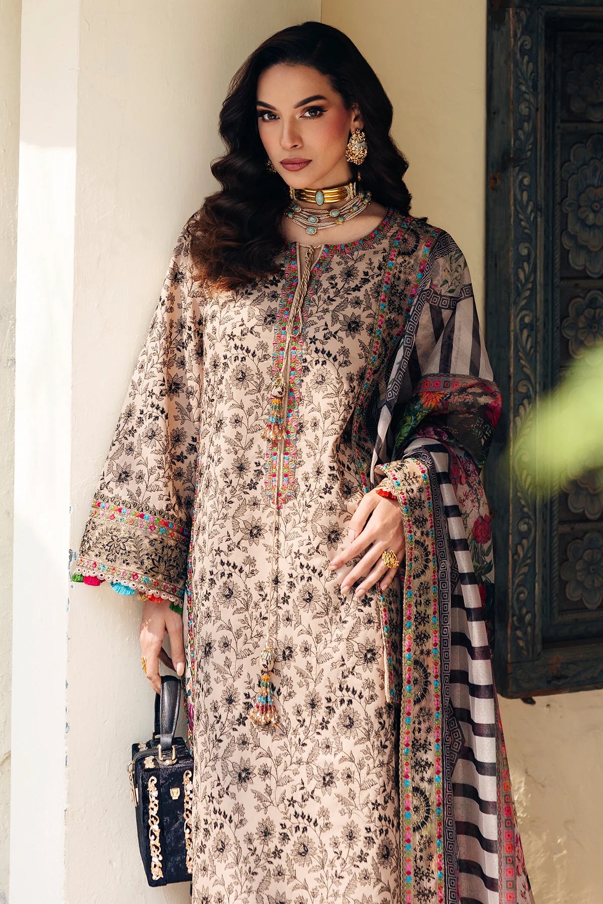 STITCHED BY CC CHARIZMA EID LUXURY ED6-01 3PC