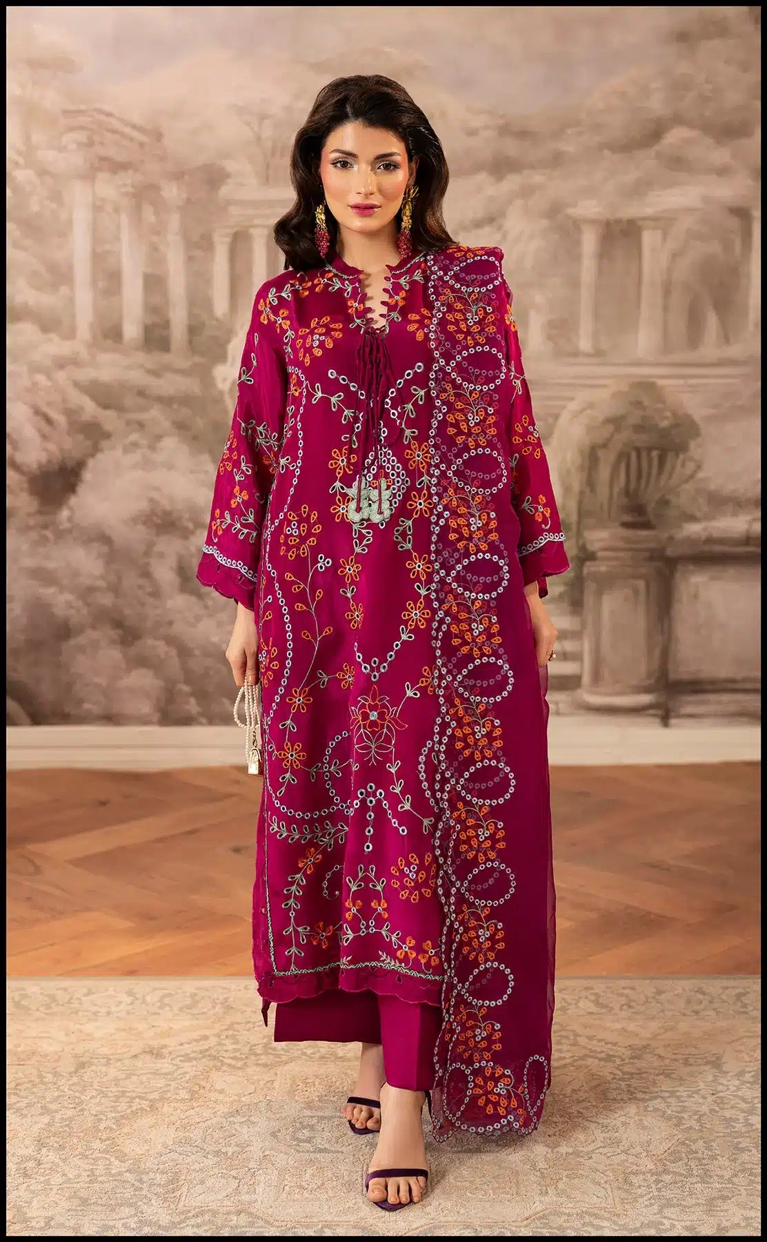 SUMAIRA AURANGZEB SCARLET VINE