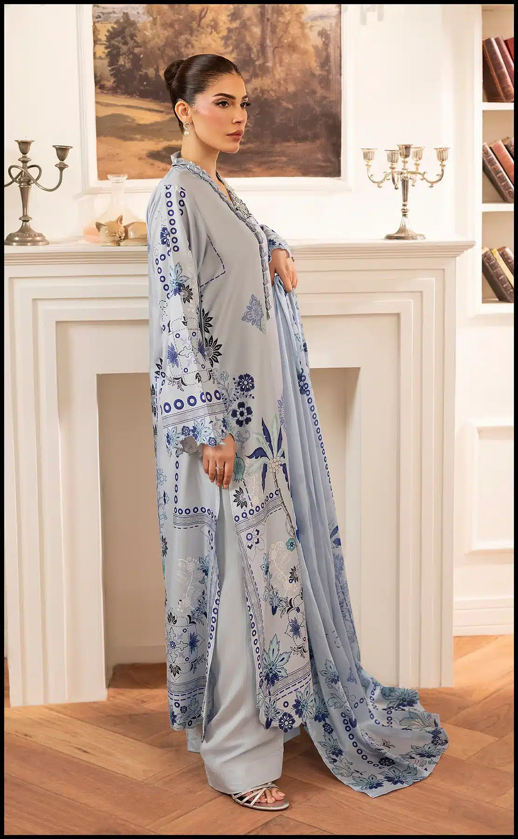 SUMAIRA AURANGZEB BLUE OMBRE