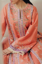 STITCHED BY CC AFROZEH DAY BREAK SKYHUSH 3PC