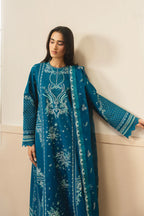 AYZEL WHISPERS  EMBROIDERED LAWN OLIVE