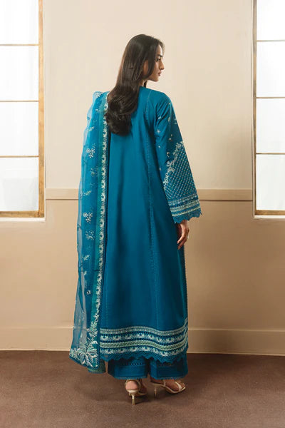 AYZEL WHISPERS  EMBROIDERED LAWN OLIVE