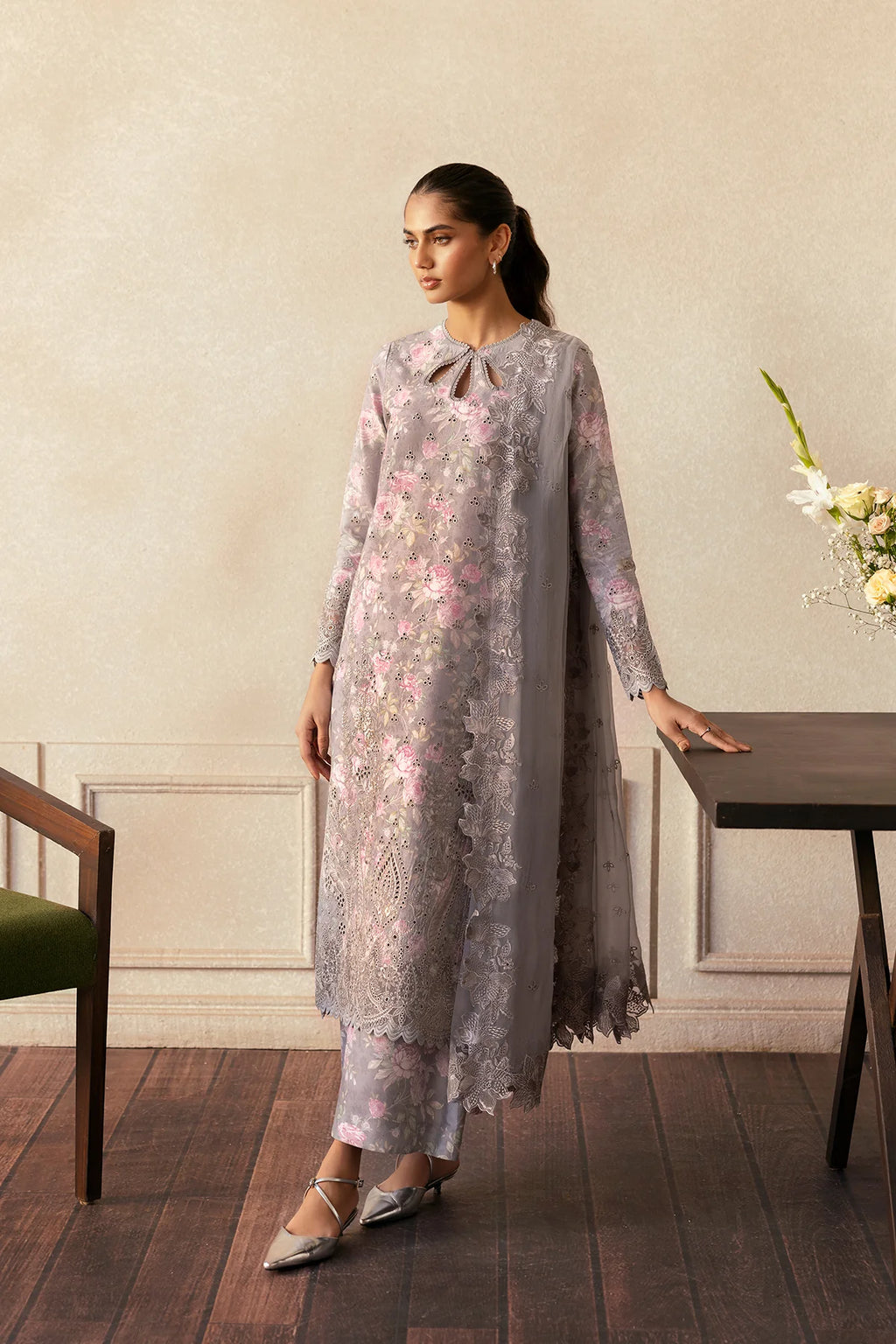 STITCHED BY CC WIND BRUSHED AFROZEH 3PC
